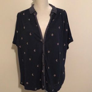 Lucky Brand Blouse Size XL